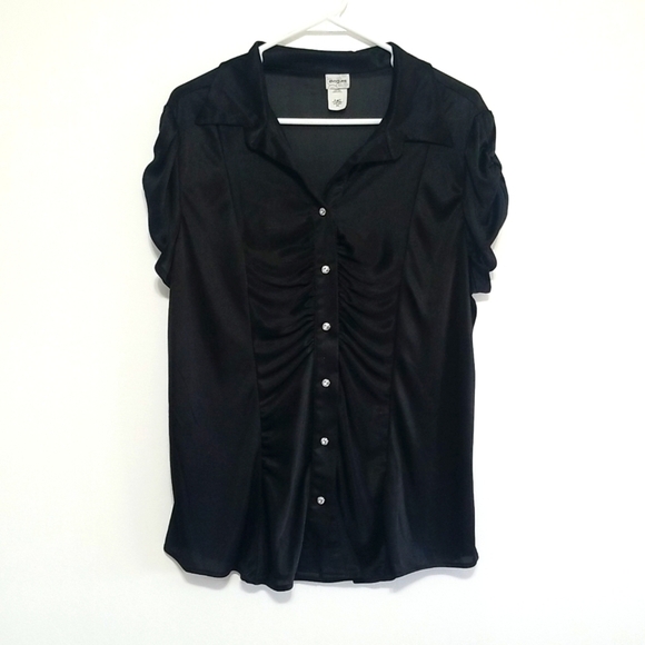 EVOGUES BLACK BLOUSE​​​​​ - Picture 1 of 5